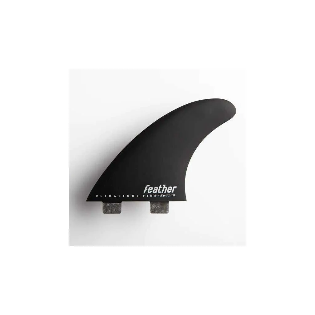FEATHER FINS ULTRALIGHT DUAL TAB BLACK MEDIUM