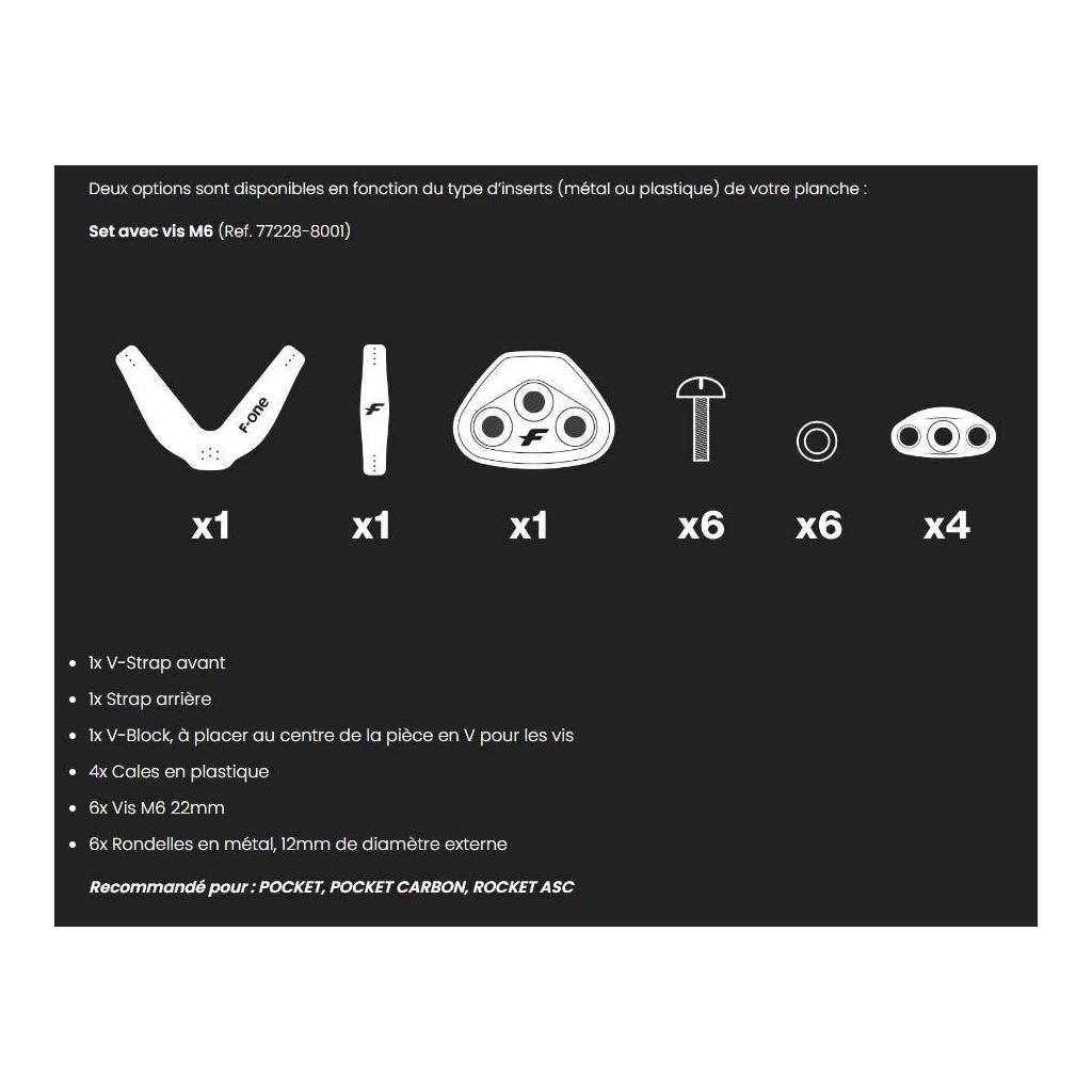 F-One V-Straps Foilboard