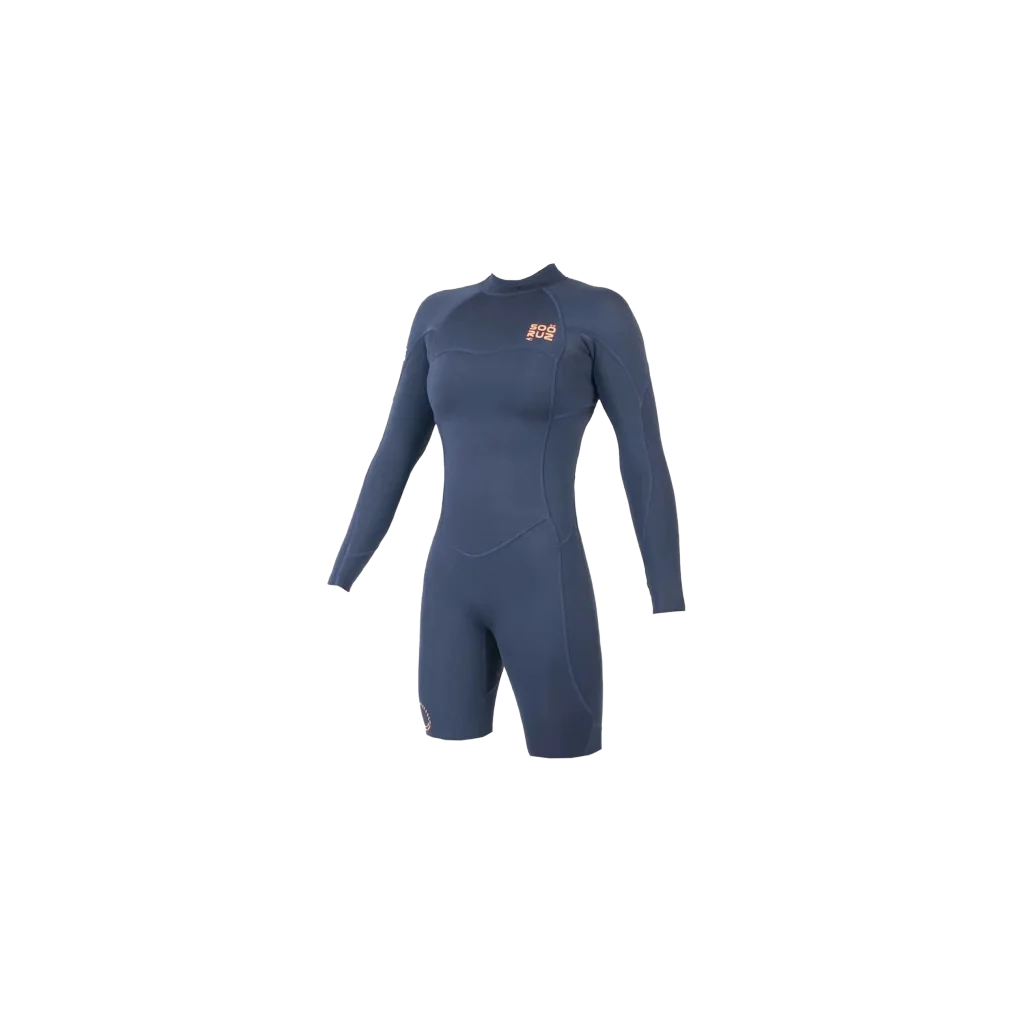 SOÖRUZ FLY shorty WOMEN BACK-Reißverschluss LS NAVY 2025 2/2
