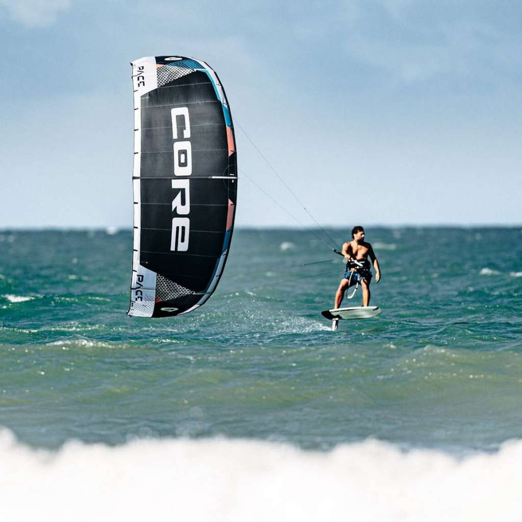 Core Pace 2025 in azione nel kitesurf