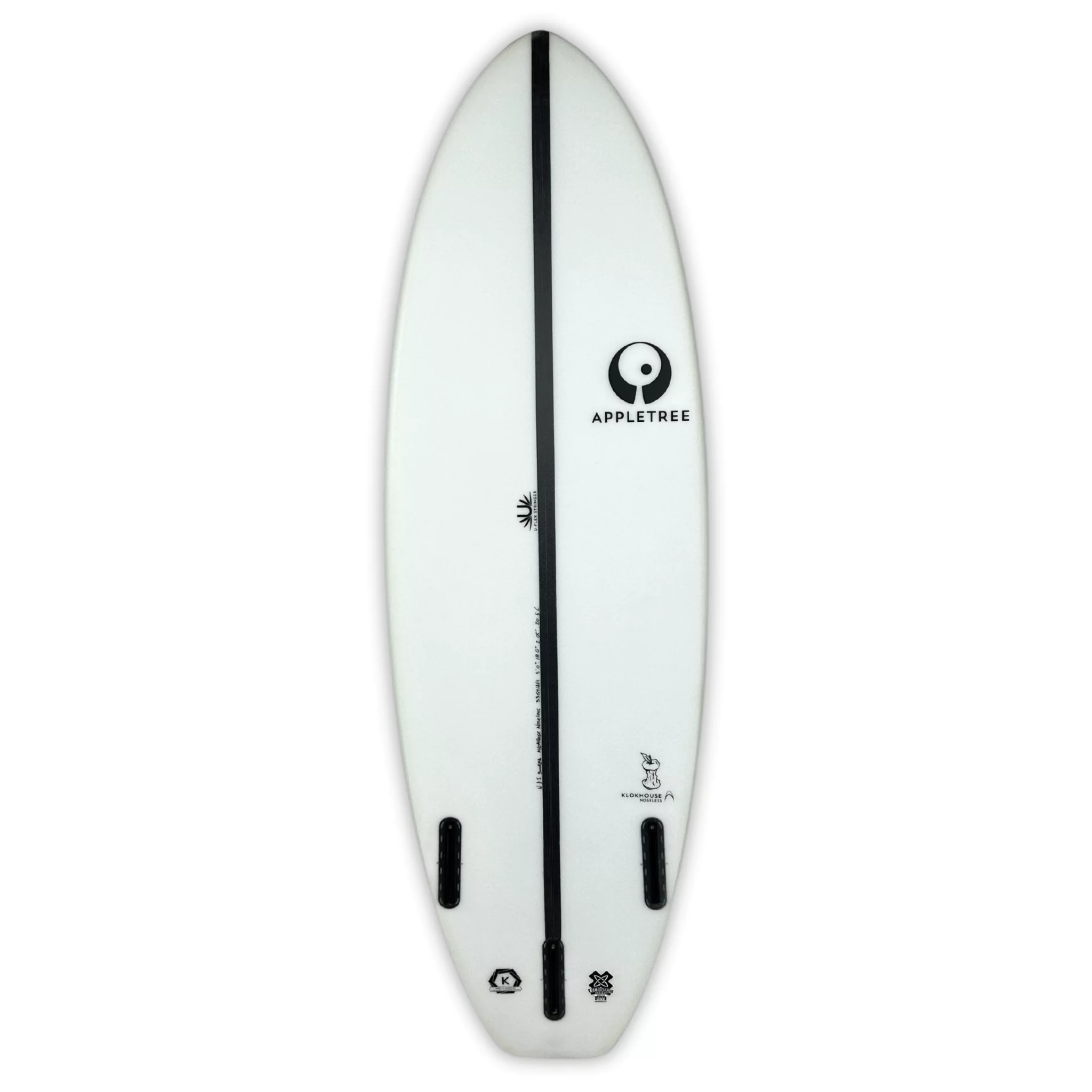 APPLETREE KLOKHOUSE NOSELESS WHITE LINE