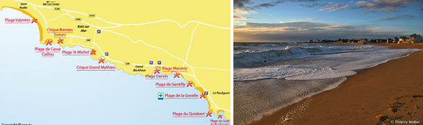 Plage Valentin, spot de kitesurf à Batz-sur-Mer