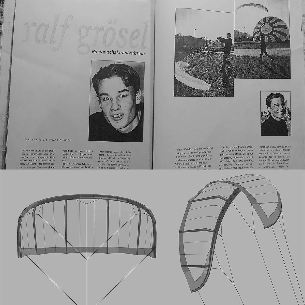 Ralf Groesel - du design des kites Duotone à F-ONE