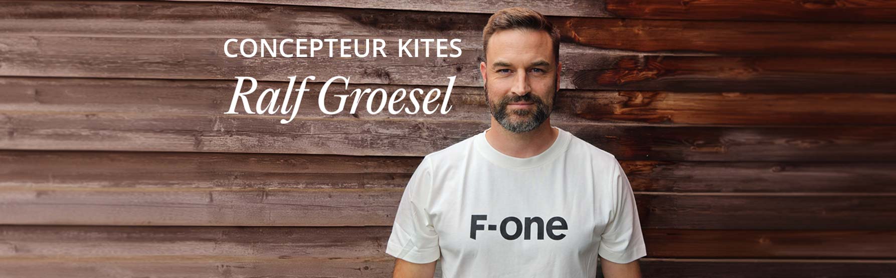 Ralf Groesel, nouveau concepteur de kites chez F-ONE