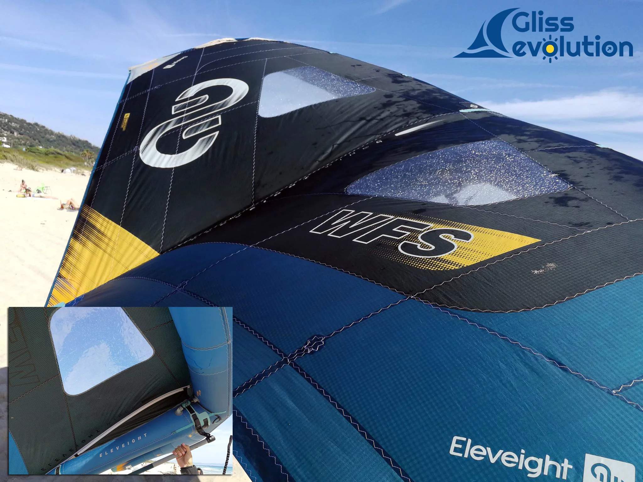 Eleveight WFS - aile de wingfoil avec boom