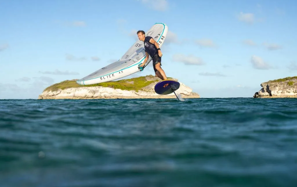 Test Duotone Slick Concept Blue 2024 - Wingfoil review GlissEvolution