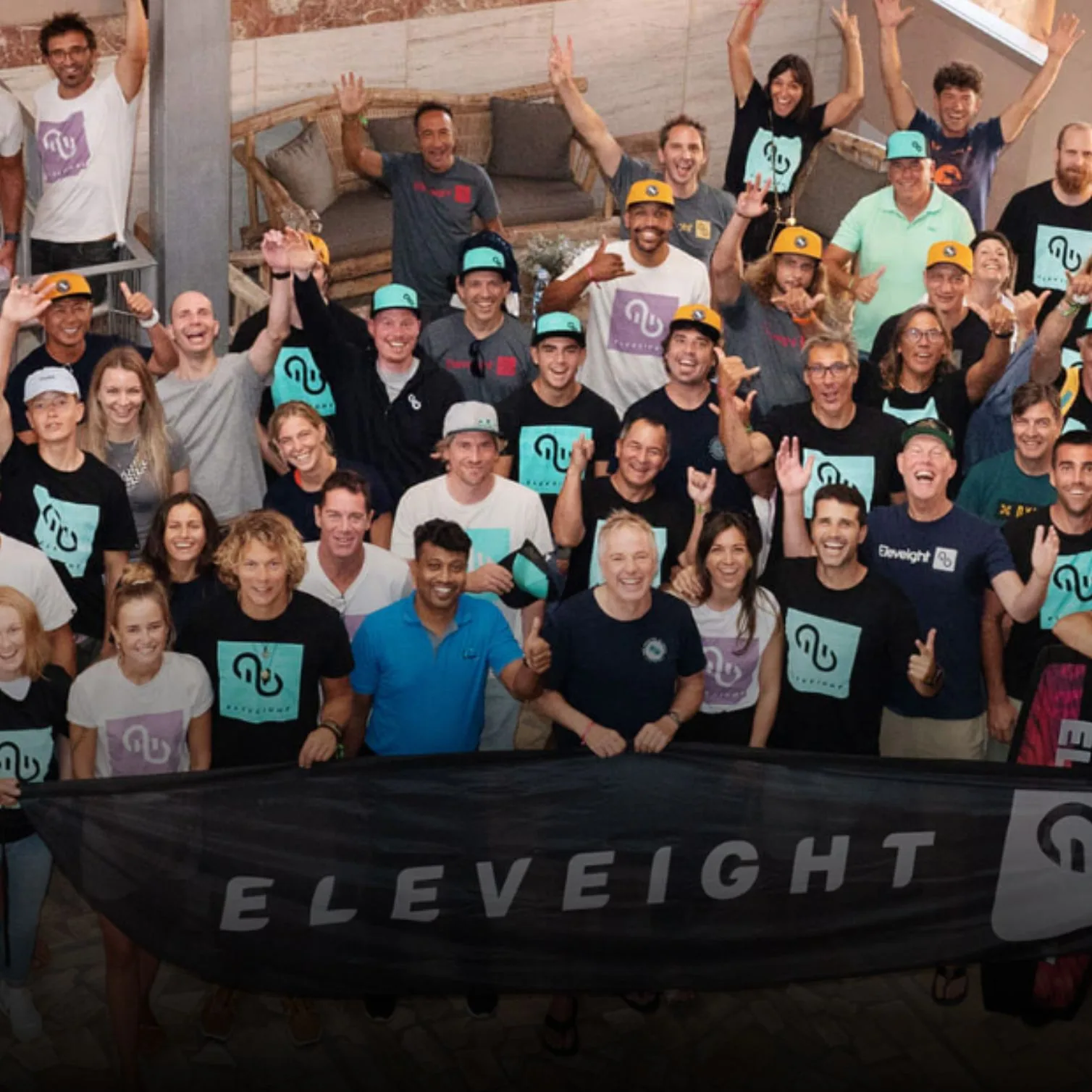 Peter Stiewe designer Eleveight en discussion technique lors de l'interview kitesurf