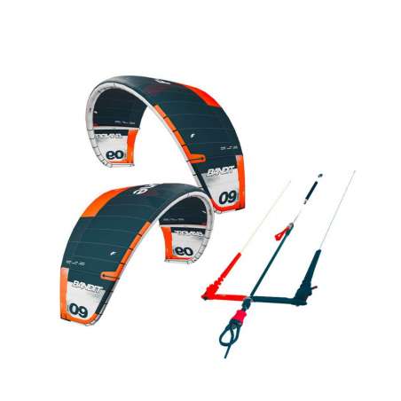 Pack F-One Bandit 17 TEC + Linx Bar - pack kitesurf débutant recommandé