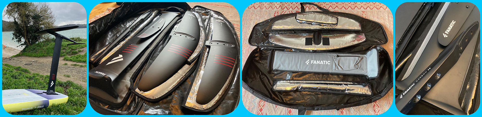 Test Fanatic Aero Foil 800 and 1000 - Carbon Mast 82cm - Carbon Fuselage 68cm