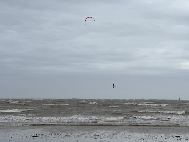 Close-up of the seams on the Rebel SLS 2025 kite.