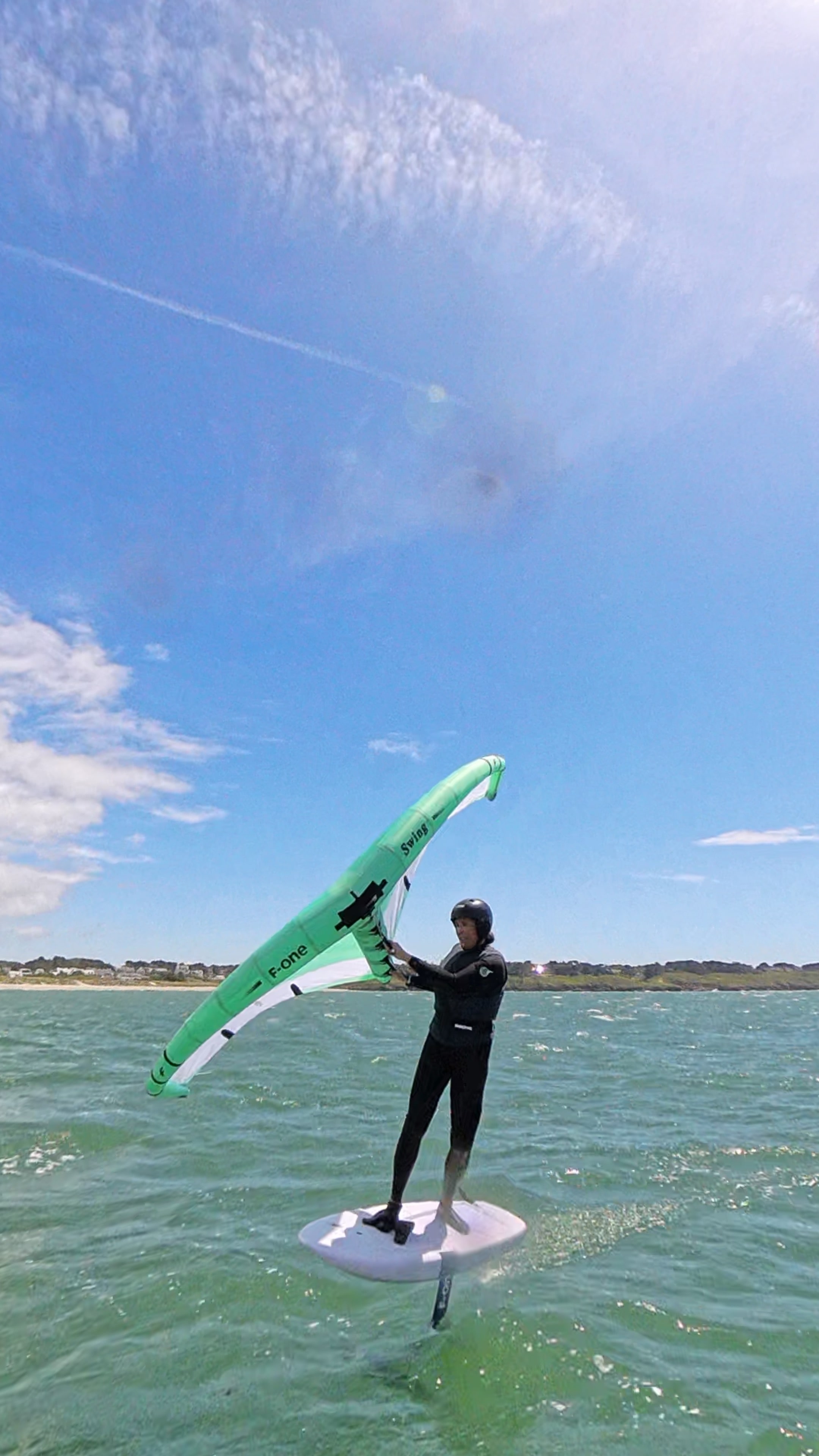 Test F-One Rocket Wing Crossover 5'6 en navigation freeride