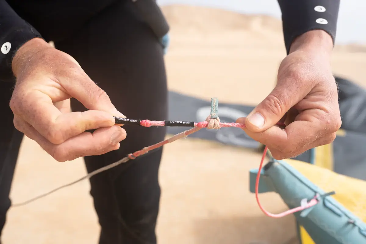 Réglage des lignes de kite et accompagnement technique OLK