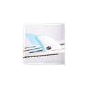 FEATHER FINS TWIN FIN CLICK TAB BLUE/WHITE - vue 3