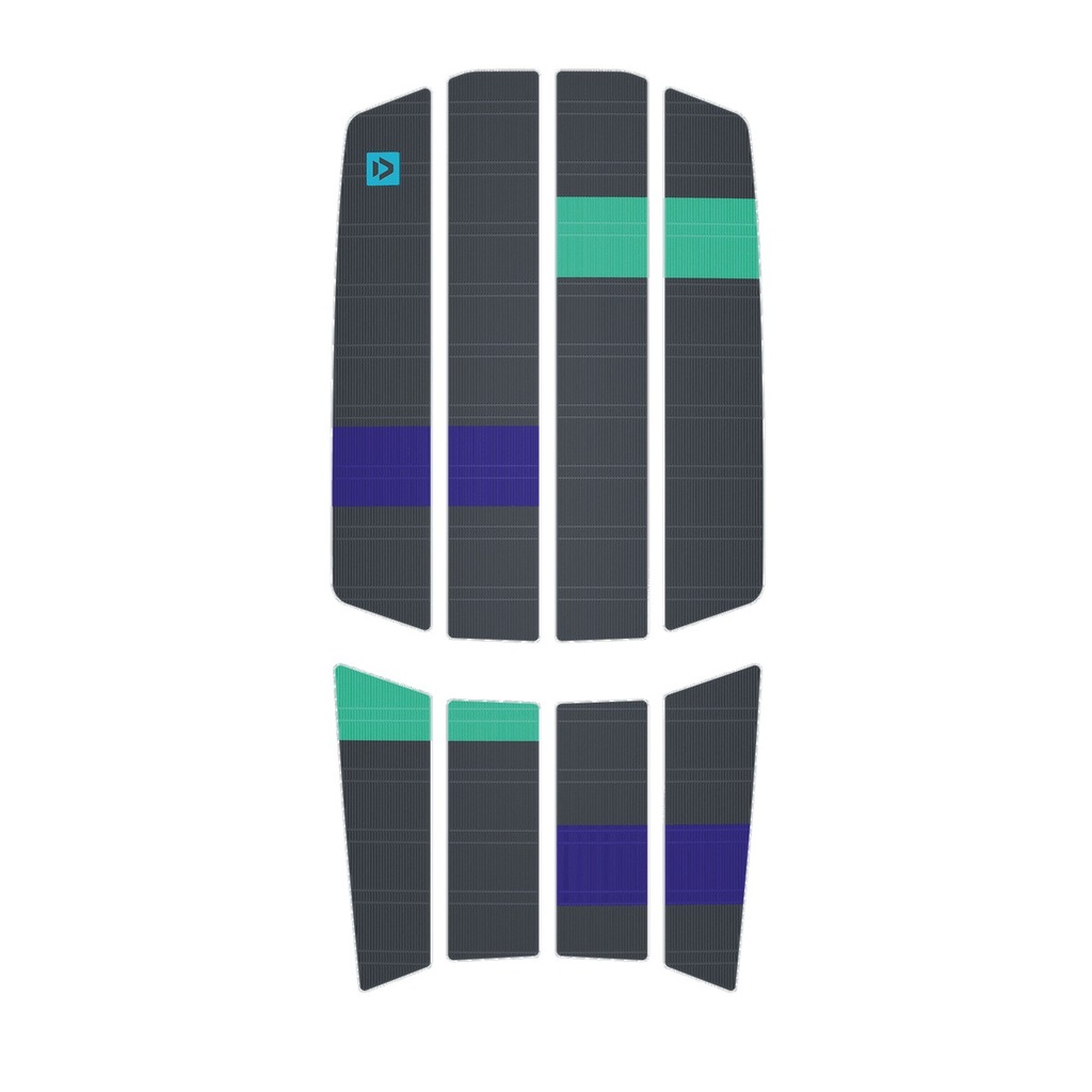 Traction Pad Team Front - C54 Dark Grey/Violet