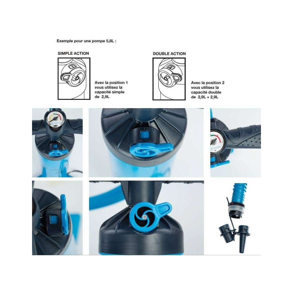 Duotone PUMP DOUBLE ACTION 4.6L AND 5.8L - vue 3