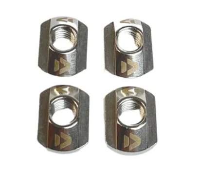 Edelstahl-Muttern Foilschiene (x4) - Duotone Wing