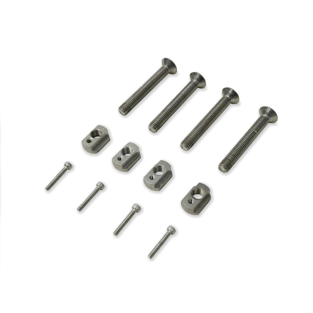 Boulons plaque de mât + écrous T verrouillables (x4) - Foil Drive