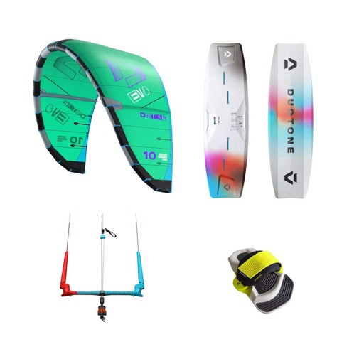 PACK KITESURF DUOTONE EVO 2026 + TRUST BAR 2026 + SELECT CONCEPT BLUE 2026